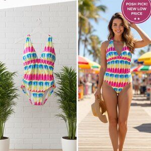 NWT Accepting Reasonable Offers *** Size 14 halter back swimsuit full coverage